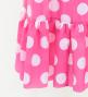 Flamenco Wrap Skirt with Frills / Polka Dots / Cherry Pink & White / FMS-2