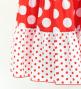Flamenco Tiered Skirt and Double Frilled Shawl Set / Dots / Red & White / FPS-2