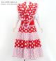 Flamenco Tiered Skirt and Double Frilled Shawl Set / Dots / Red & White / FPS-2