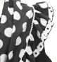 Flamenco Tiered Skirt and Double Frilled Shawl Set / Dots /Black & White / FPS-3