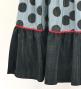 Flamenco Tiered Skirt and Double Frilled Shawl Set / Paisley & Dots / Black / FPS-5