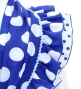 Flamenco Tiered Skirt and Double Frilled Shawl Set / Dots / Blue & White / FPS-9