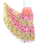 Flamenco Tiered Skirt / Roses / Pink & Beige / FS-33