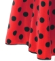 Flamenco High Waist Mermaid Skirt / Dots / FS-37