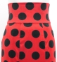 Flamenco High Waist Mermaid Skirt / Dots / FS-37