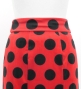 Flamenco High Waist Mermaid Skirt / Dots / FS-37