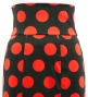 Flamenco High Waist Mermaid Skirt / Dots / FS-39