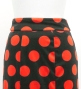 Flamenco High Waist Mermaid Skirt / Dots / FS-39