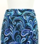 Flamenco High Waist Mermaid Skirt / Paisley / FS-40