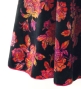 Flamenco High Waist Mermaid Skirt / Roses / FS-41