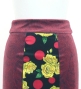 Flamenco High Waist Mermaid Skirt / Paisley & Dots & Roses / FS-47