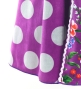 Flamenco High Waist Mermaid Skirt / Dots & Roses / FS-50