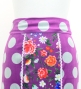 Flamenco High Waist Mermaid Skirt / Dots & Roses / FS-50