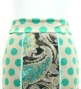 Flamenco High Waist Mermaid Skirt / Dots & Paisley / FS-52