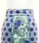 Flamenco High Waist Mermaid Skirt / Dots & Paisley / FS-53