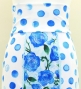 Flamenco High Waist Mermaid Skirt / Dots & Roses / FS-54
