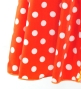Flamenco High Waist Mermaid Skirt / Dots & Roses / FS-56