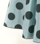 Flamenco Long circular skirt / Dots / Gray & Dark Gray / FS-59