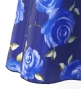 Flamenco Long circular skirt / Rose / Blue / FS-61