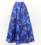 Flamenco Long circular skirt / Rose / Blue / FS-61