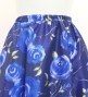 Flamenco Long circular skirt / Rose / Blue / FS-61