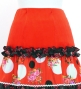 Flamenco Tiered Skirt / Roses & Dots / Red & Black / FS-66