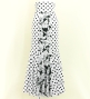 Flamenco High Waist Mermaid Skirt / Dots & Roses / FS-73