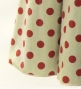 Flamenco High Waist Mermaid Skirt / Dots & Roses / FS-74