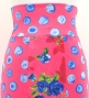 Flamenco High Waist Mermaid Skirt / Dots & Roses / FS-77