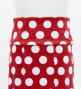Kids Flamenco High Waist Mermaid Skirt / Dots / Red & White / JFSp-17