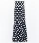 Kids Flamenco High Waist Mermaid Skirt / Dots / Black & White / JFSp-18