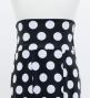 Kids Flamenco High Waist Mermaid Skirt / Dots / Black & White / JFSp-18