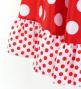 Kids Circular Flamenco Skirt with Frills / Polka Dots / Red & White / JFSp-2