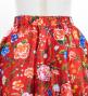 Kids Circular Flamenco Skirt with Frills / Floral / Red / JFSp-5