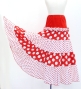 Kids Flamenco Tiered Skirt / Dots / Red & White / JFSp-9