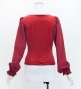 Flamenco Long Sleeve Blouse  / Dark Red2 / J3181drd2