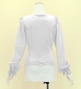 Flamenco Long Sleeve Blouse  / White / J3181wh