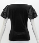 Flamenco 3 frilled Sleeve / Black / J3229bk