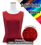 Custom Flamenco U-neck Blouse with Velvet / JC89-solid