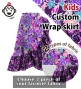 Kids Custom Flamenco Wrap skirt / JCp104-mix