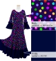 Kids Custom Flamenco Flare Velvet Dress with Frills / JCp128-mix