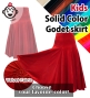 Kids Custom Flamenco Godet skirt with Velvet / JCp134-solid