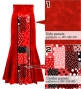 Kids Custom Flamenco High Waist Mermaid skirt with Velvet / JCp155-mix