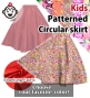 Kids Custom Flamenco Long circular skirt / JCp63-pattern