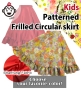Kids Custom Flamenco Frilled Circular Skirt / JCp70-pattern