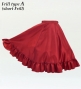Kids Custom Flamenco Frilled Circular Skirt / JCp70-solid