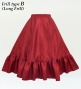 Kids Custom Flamenco Frilled Circular Skirt / JCp70-solid