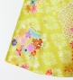 Japan Fabric One Shoulder Frill Sleeve Long Dress / Yellow / JW004ye