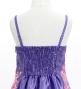 Kids Japan Fabric Long Dress with Cherry Blossom Print / Shantung / Light Purple / JWp001lpu