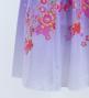Kids Japan Fabric Long Dress with Cherry Blossom Print / Velvet / Light Purple / JWp002lpu